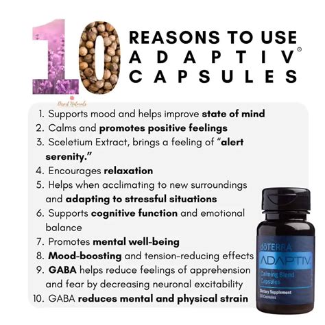 Doterra Adaptiv™ Capsules Calming Blend Doterra Essential Oils Dawn Goehring