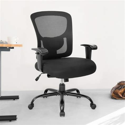 Big And Tall 400LB Office Chair, Ergonomic Executive Desk Chair Rolling ...