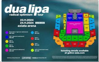 Wts Cat Dua Lipa Radical Optimism Tour Malaysia Tickets