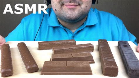 Asmr Chocolate Bars Wafers Eating Sounds Eating Show Mukbang No