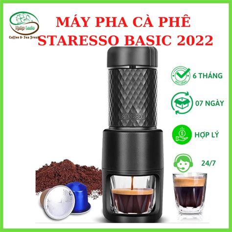 Máy Pha Cà Phê Espresso Staresso Basic 2022 Nâng Cấp Hahulado Máy Pha