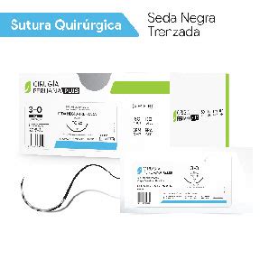 SUTURA QUIRURGICA SEDA USP 3 0 S AGUJA 75CM REF SS0733 ATRAMAT Flosamed