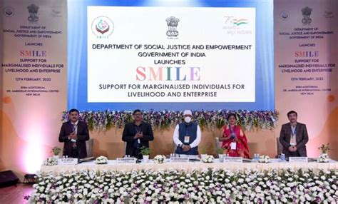 Social Justice And Empowerment Minster Launches Smile Scheme Indian