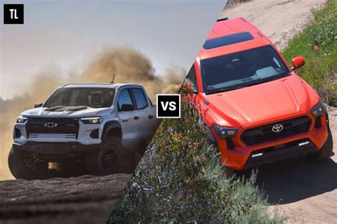 Chevrolet Colorado Vs Toyota Tacoma A Battle Of Power Price