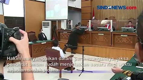 Sidang Putusan Sela Hakim Tolak Eksepsi Ferdy Sambo Video Dailymotion