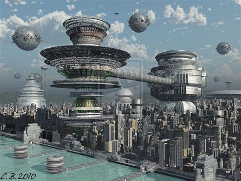 Metroplex-Harbour District | Sci fi city, Futuristic city, Fantasy city