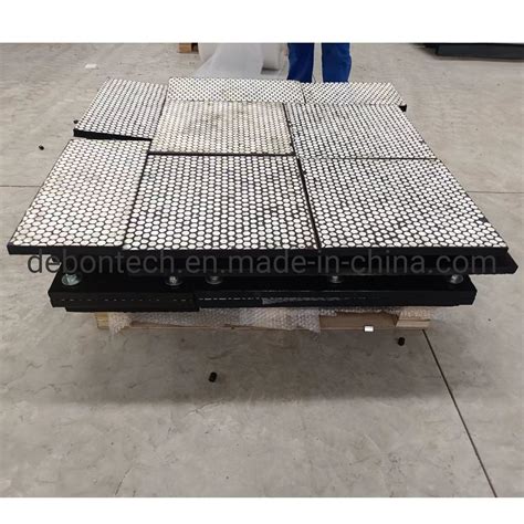 Ceramic Liner Steel Backed Wear Plate For Chute Liners Wear Resistant