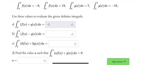 Solved 2 [ F X Dx 8₁ −8 3 3 [ M ² Dx 13 [²9 Z Dx 7₁