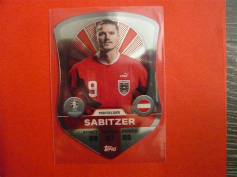 Topps Match Attax Euro Sc Sabitzer Chrome Shield Kaufen Auf Ricardo