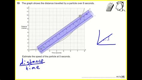 Gcse Ocr Nov 2019 4h Q19 Distance Time Graphs Maths Higher Tier Past Paper Youtube