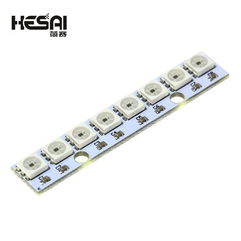 8 Channel WS2812 WS2812B WS 2811 5050 RGB LED Lamp Panel Module 5V 8