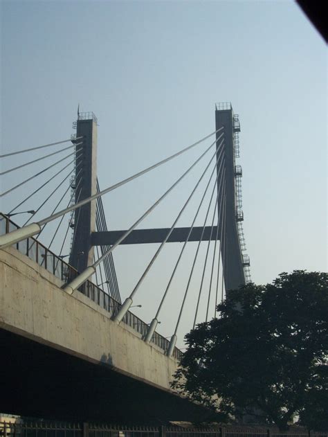 Bangalore Daily Photo: Cable Rested Bridge@ KR Puram