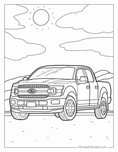 Coloring Pages Of Ford Trucks