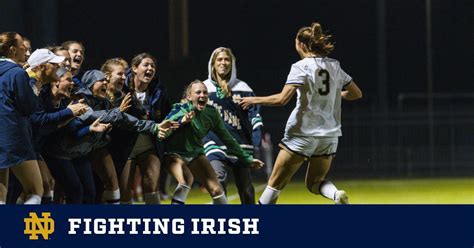 No 11 Notre Dame Womens Soccer Team Secures No 2 Seed In Acc