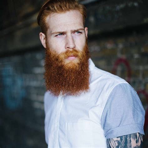 Gwilym Pugh Full Thick Red Beard Mustache Beards Bearded Man Men Mens