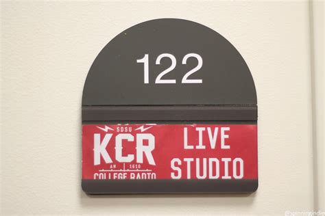 Radio Station Visit 160 Kcr At San Diego State University Radio