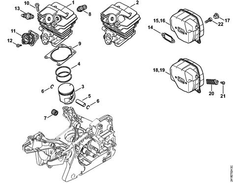 Exploring The Components Of Stihl Chainsaw MS271 Detailed Parts Diagram