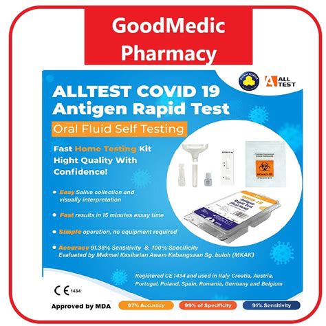 Invoice Provided Alltest Covid 19 Antigen Home Test Kit Oral Fluid