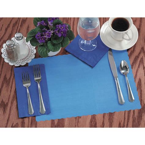 Paterson Pacific Parchment 17353501014 Disposable Marina Blue Paper