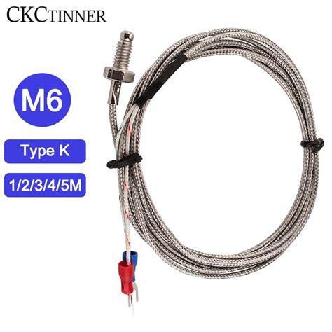 Thermocouple Thread M Screw Type K M Probe Sensor Temperature