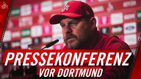 LIVE Pressekonferenz mit Steffen BAUMGART vor Dortmund 1 FC Köln