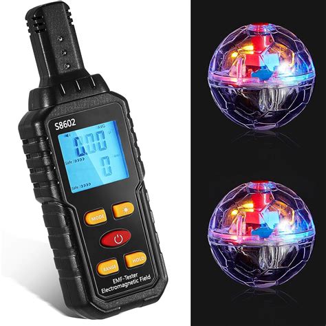 Ghost Hunting Equipment Kit Emf Meter With Motion Light Up Cat Balls