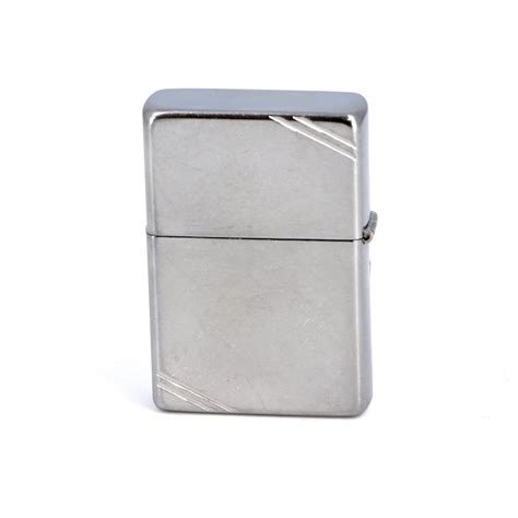 Zippo Street Chrome Vintage With Slashes