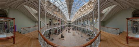 Grand Gallery of the National Museum of Scotland in Edinburgh 360 ...