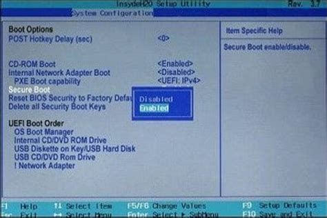 Detailed Info How To Enable And Disable Secure Boot Easeus