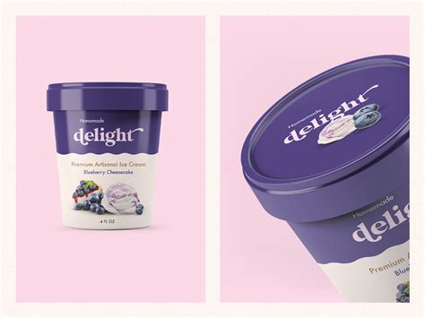 Ice cream Packaging | Dribbble Weekly Warmup by Hani Jamal on Dribbble