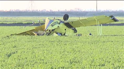 Pilot Killed After Crop Duster Crashes In Stockton Taking Down Power Lines