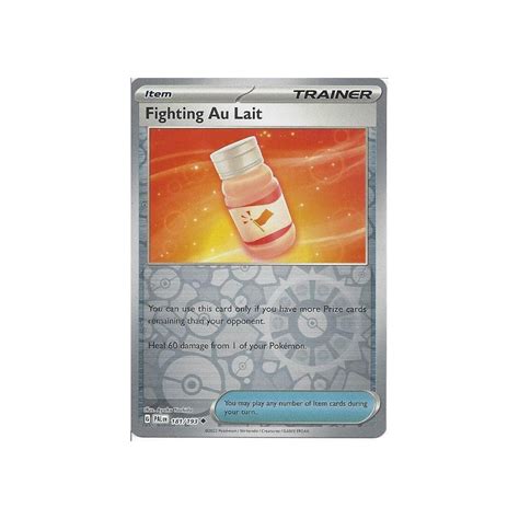 Pokemon Trading Card Game Fighting Au Lait Reverse Holo Sv