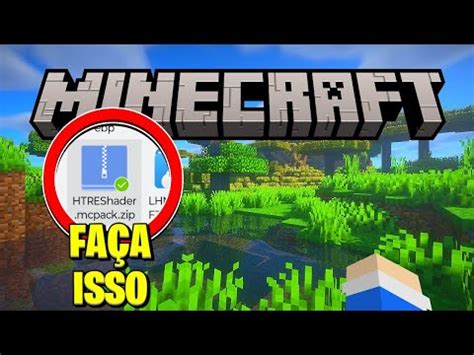 Como Colocar E Instalar Textura Shaders No Minecraft Pe De Forma