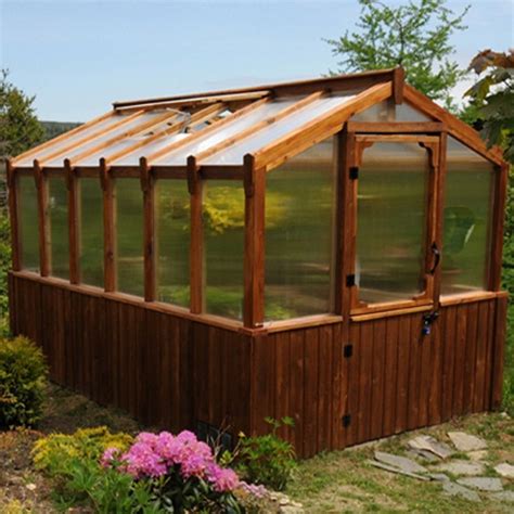 Outdoor Living Today GH812 8x12 Cedar Greenhouse Includes Heat