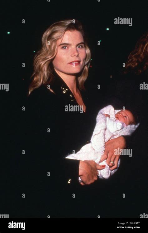 Mariel Hemingway Daughter Langley October 14 1989 Credit Ralph Dominguez Mediapunch Stock