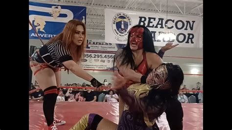 Lady Shani Lucha Libre Aaa Vs Tuskana En Bat Productions