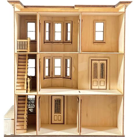 American Dolls House Park Ave Grand Mansion Half Inch 1 24 Laser Cut