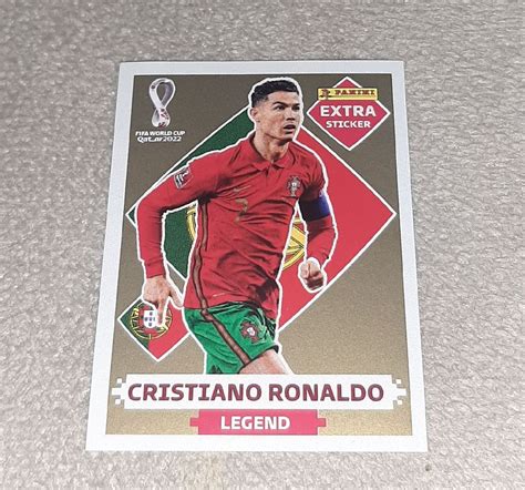 Figurinha Legend Extra Copa Cristiano Ronaldo Gold Item De