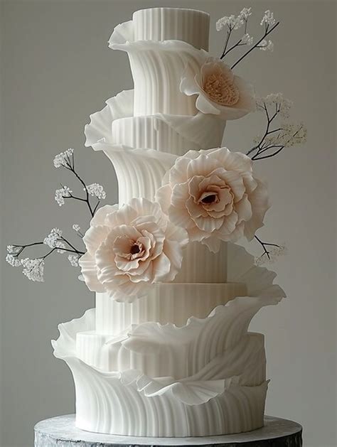 Pin By Sandra Novak On Festive Wedding Cakes Ii In Contemporary