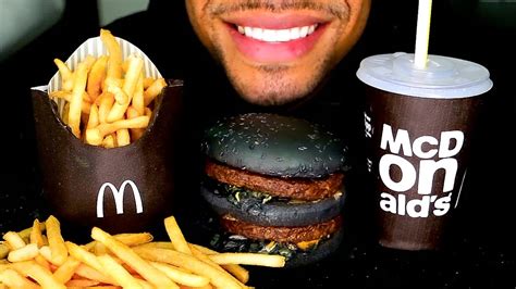 Asmr Edible Mcdonald S French Fry Box Cup Eating Black Food Big Mac