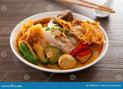 Curry Chee Cheong Fun Or Rice Noodle Stock Image Image Of Slice Food