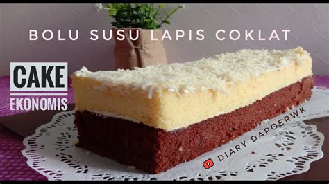 Resep Bolu Susu Lapis Coklat Keju Youtube