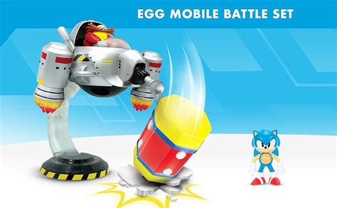 Sonic The Hedgehog Egg Mobile Battle Set Action Figures Small Amazon