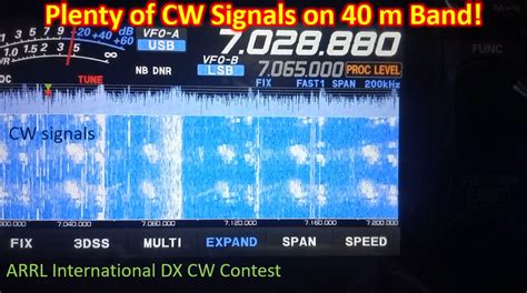 Plenty of CW Signals on 40 m Band! – Johnson's Techworld