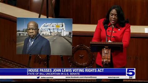 House Passes John Lewis Voting Rights Act Fate Of Bill Uncertain