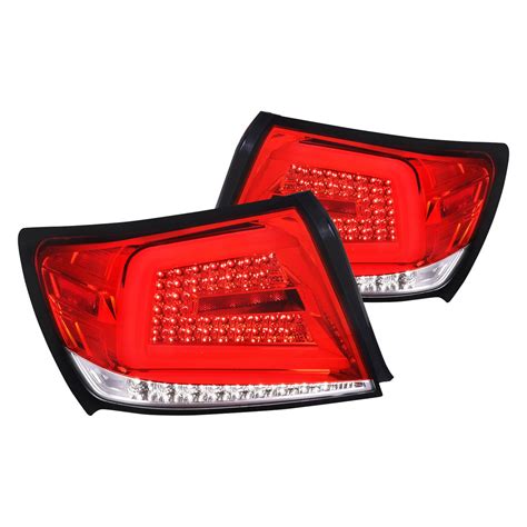 Spec D LT WRX084RLED SQ TM Chrome Red Sequential Fiber Optic LED