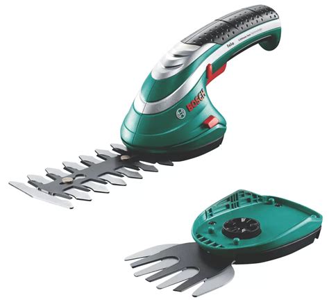 Bosch Isio V X Ah Li Ion Cordless Shrub Grass Shears Screwfix