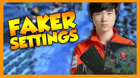 Pro Player Settings Faker League Of Legends YouTube