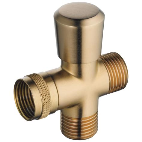 Delta Champagne Bronze Shower Arm with Diverter at Lowes.com