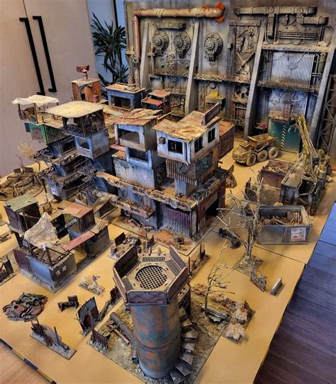 Pin Von Ivan Shilov Auf Necromunda Terrain Spieltisch Geb Ude Bau